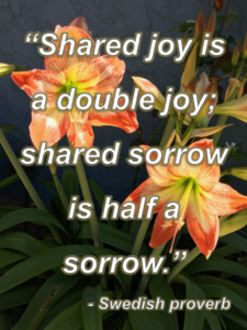 Shared joy