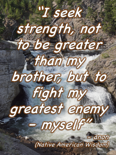 Strength over self